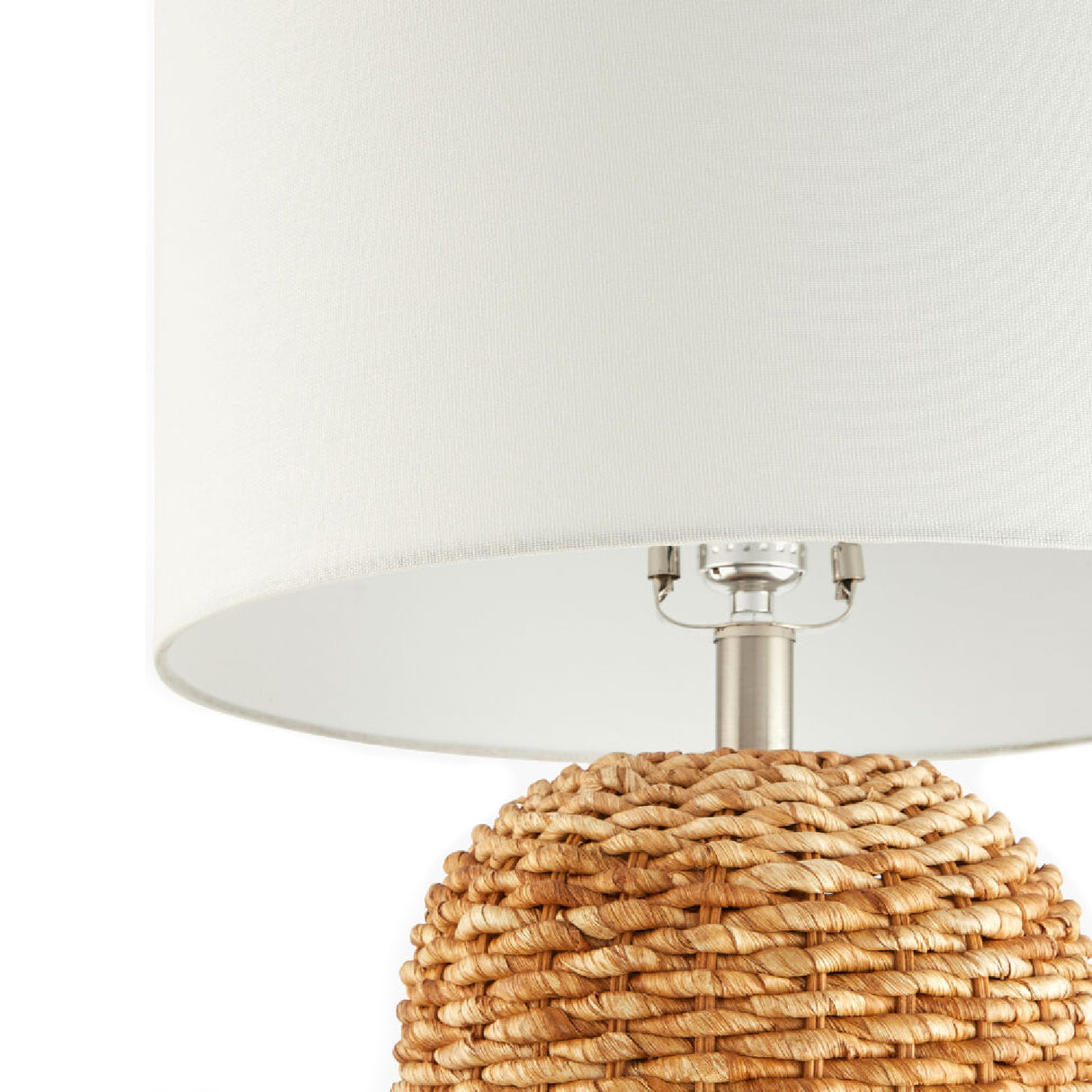   Modern European furniture - Rattan White Cotton Table Lamp - www.oroa.com | Oroa.com