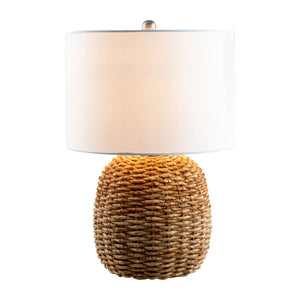   Modern European furniture - Rattan White Cotton Table Lamp - www.oroa.com | Oroa.com
