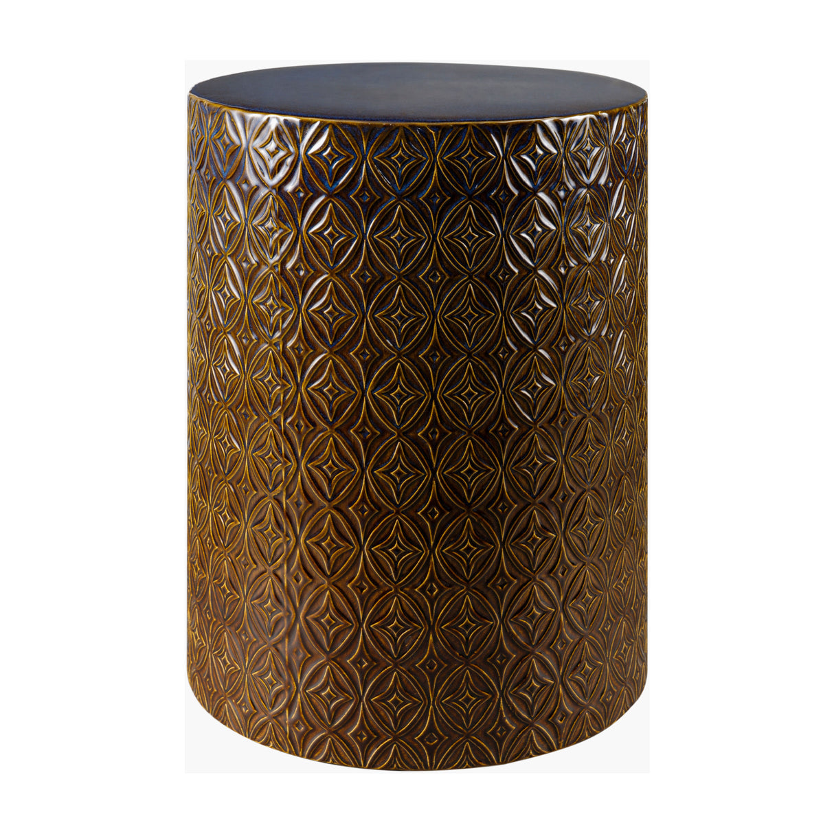   Modern European furniture - Carved Pattern Ceramic Garden Stool - www.oroa.com | Oroa.com