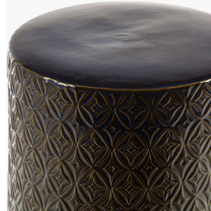   Modern European furniture - Carved Pattern Ceramic Garden Stool - www.oroa.com | Oroa.com