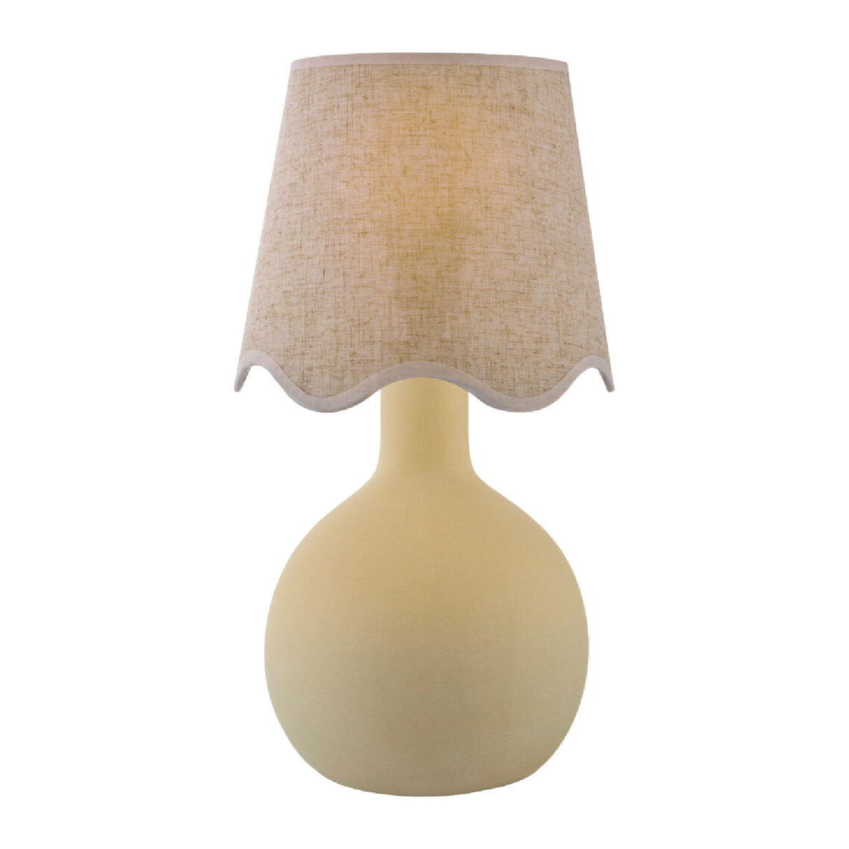   Modern European furniture - Wavy-Edge Rattan Ceramic Table Lamp - www.oroa.com | Oroa.com