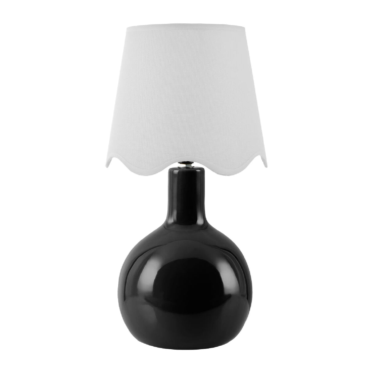   Modern European furniture - Wavy-Edge Rattan Ceramic Table Lamp - www.oroa.com | Oroa.com