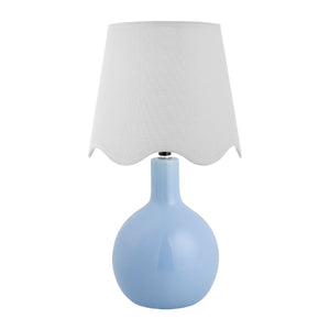   Modern European furniture - Wavy-Edge Rattan Ceramic Table Lamp - www.oroa.com | Oroa.com