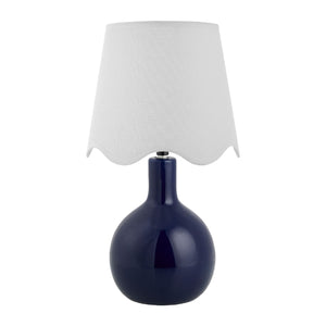   Modern European furniture - Wavy-Edge Rattan Ceramic Table Lamp - www.oroa.com | Oroa.com