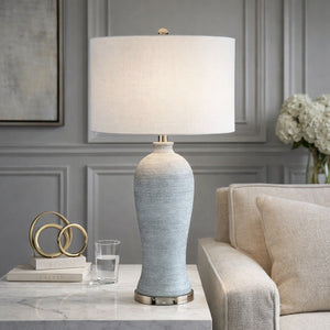   Modern European furniture - Gray Concrete Accent Table Lamp - www.oroa.com | Oroa.com
