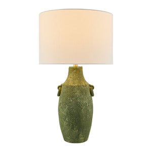   Modern European furniture - Rustic Green Ceramic Table Lamp - www.oroa.com | Oroa.com