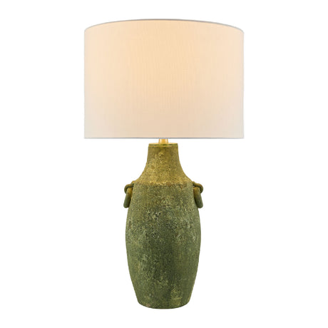   Modern European furniture - Rustic Green Ceramic Table Lamp - www.oroa.com | Oroa.com