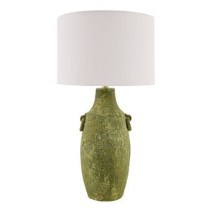   Modern European furniture - Rustic Green Ceramic Table Lamp - www.oroa.com | Oroa.com