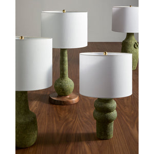   Modern European furniture - Rustic Green Ceramic Table Lamp - www.oroa.com | Oroa.com