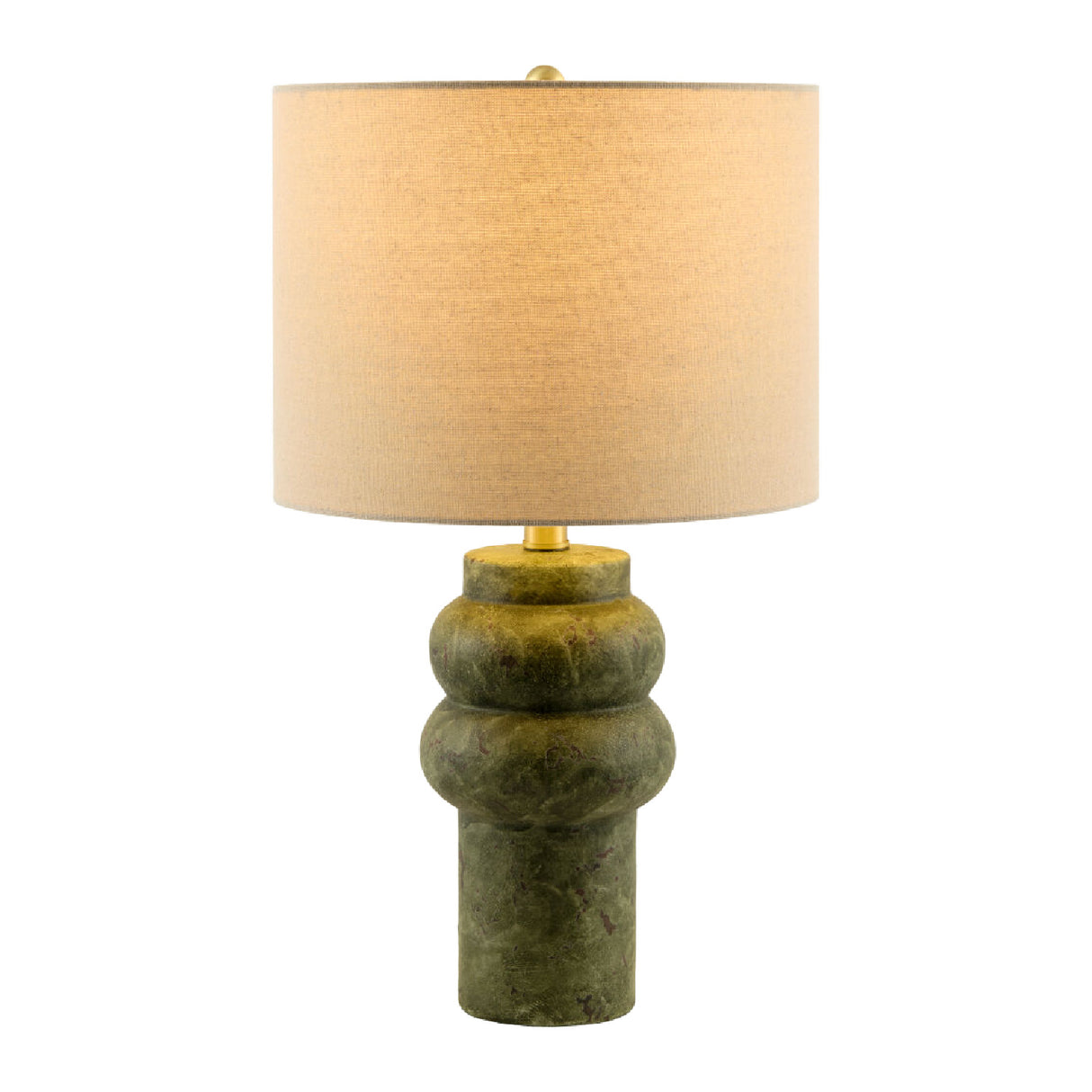   Modern European furniture - Handpainted Green Ceramic Table Lamp - www.oroa.com | Oroa.com