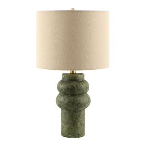   Modern European furniture - Handpainted Green Ceramic Table Lamp - www.oroa.com | Oroa.com