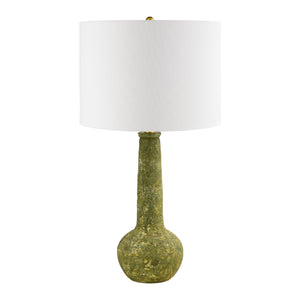   Modern European furniture - Rustic Green Ceramic Table Lamp - www.oroa.com | Oroa.com