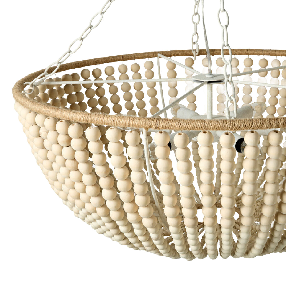   Modern European furniture - Cream Beaded Pendant Lamp - www.oroa.com | Oroa.com