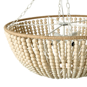   Modern European furniture - Cream Beaded Pendant Lamp - www.oroa.com | Oroa.com