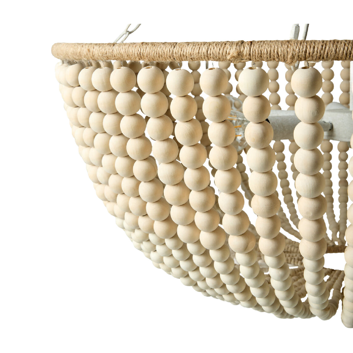   Modern European furniture - Cream Beaded Pendant Lamp - www.oroa.com | Oroa.com