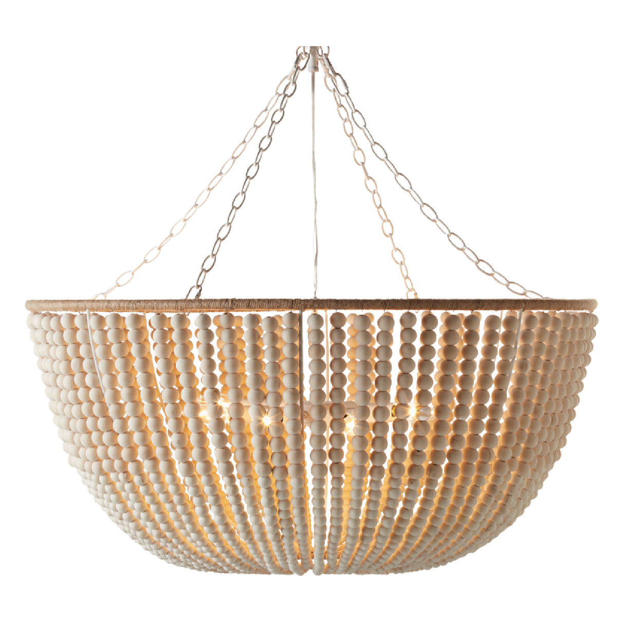   Modern European furniture - Cream Beaded Pendant Lamp - www.oroa.com | Oroa.com