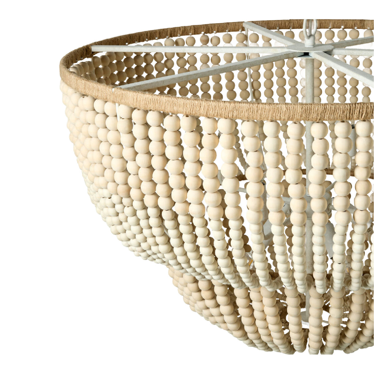   Modern European furniture - Cream Beaded Pendant Light - www.oroa.com | Oroa.com