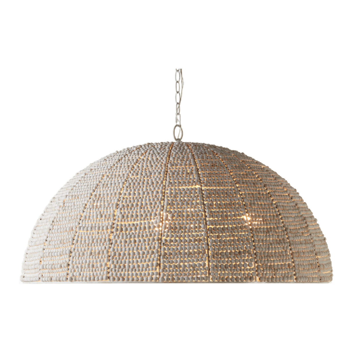   Modern European furniture - Cream Beaded Dome Pendant Light - www.oroa.com | Oroa.com