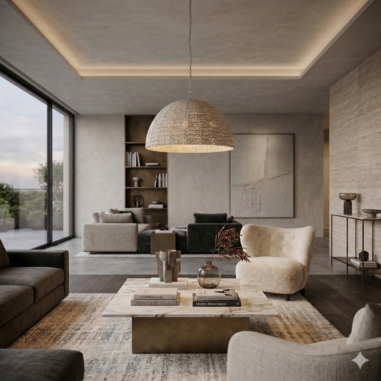   Modern European furniture - Cream Beaded Dome Pendant Light - www.oroa.com | Oroa.com