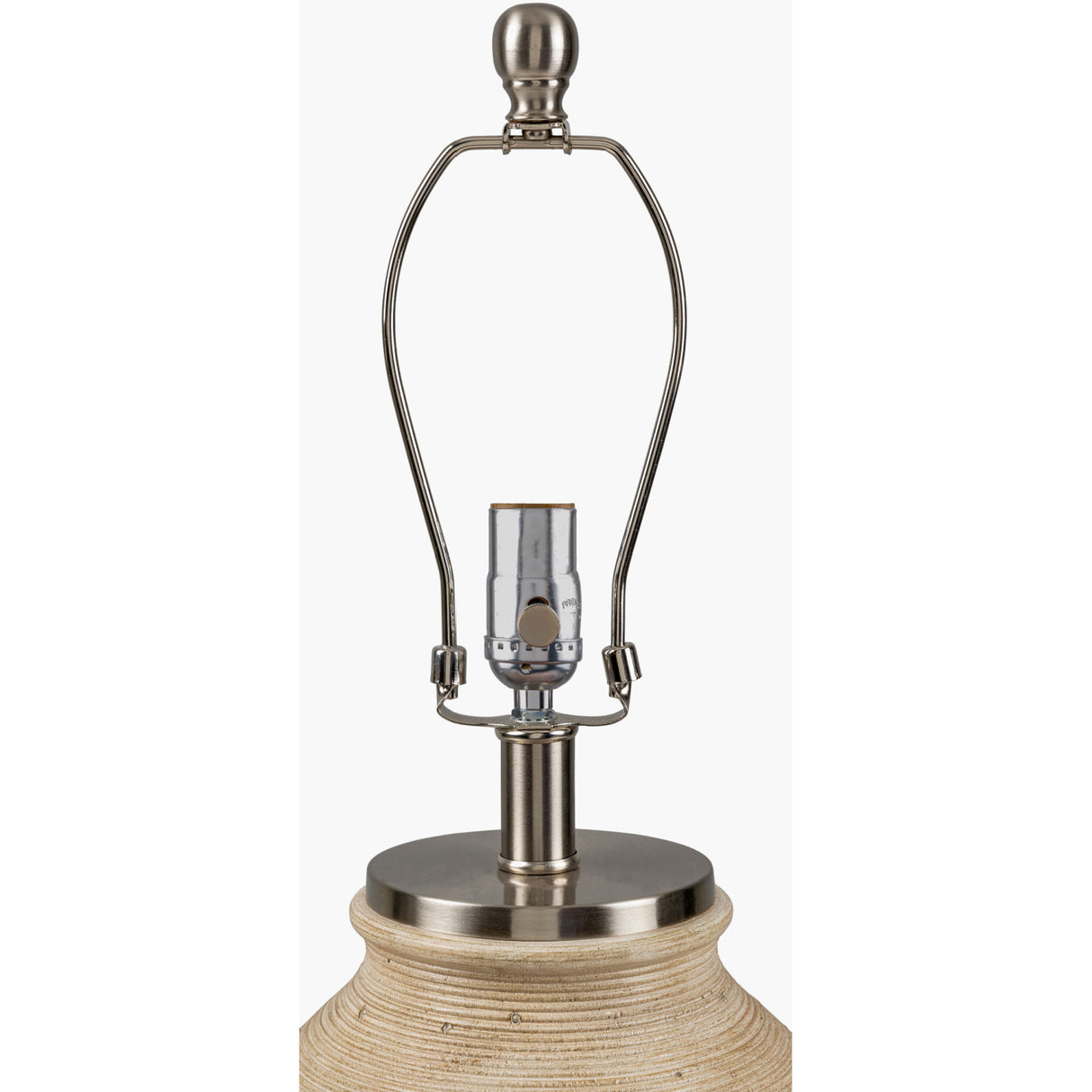   Modern European furniture -  Rounded Cement Linen Table Lamp - www.oroa.com | Oroa.com