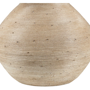   Modern European furniture -  Rounded Cement Linen Table Lamp - www.oroa.com | Oroa.com