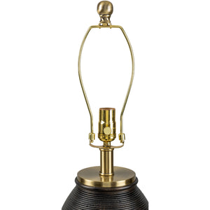   Modern European furniture -  Cement Base Linen Table Lamp - www.oroa.com | Oroa.com