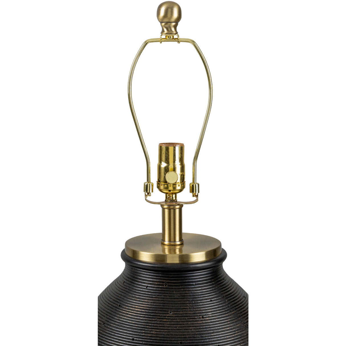   Modern European furniture -  Rounded Cement Linen Table Lamp - www.oroa.com | Oroa.com