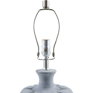  Modern European furniture - Gray Cement Linen Table Lamp - www.oroa.com | Oroa.com