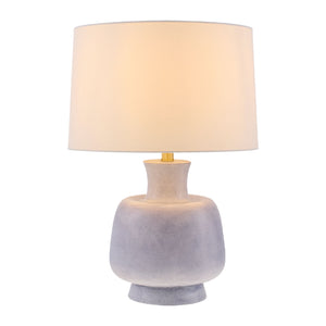   Modern European furniture - Painted Base Linen Table Lamp - www.oroa.com | Oroa.com