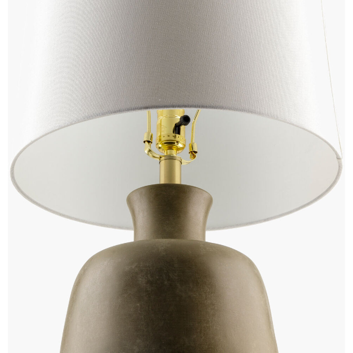   Modern European furniture - Painted Base Linen Table Lamp - www.oroa.com | Oroa.com