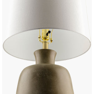   Modern European furniture - Painted Base Linen Table Lamp - www.oroa.com | Oroa.com