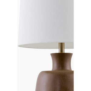  Modern European furniture - Painted Base Linen Table Lamp - www.oroa.com | Oroa.com