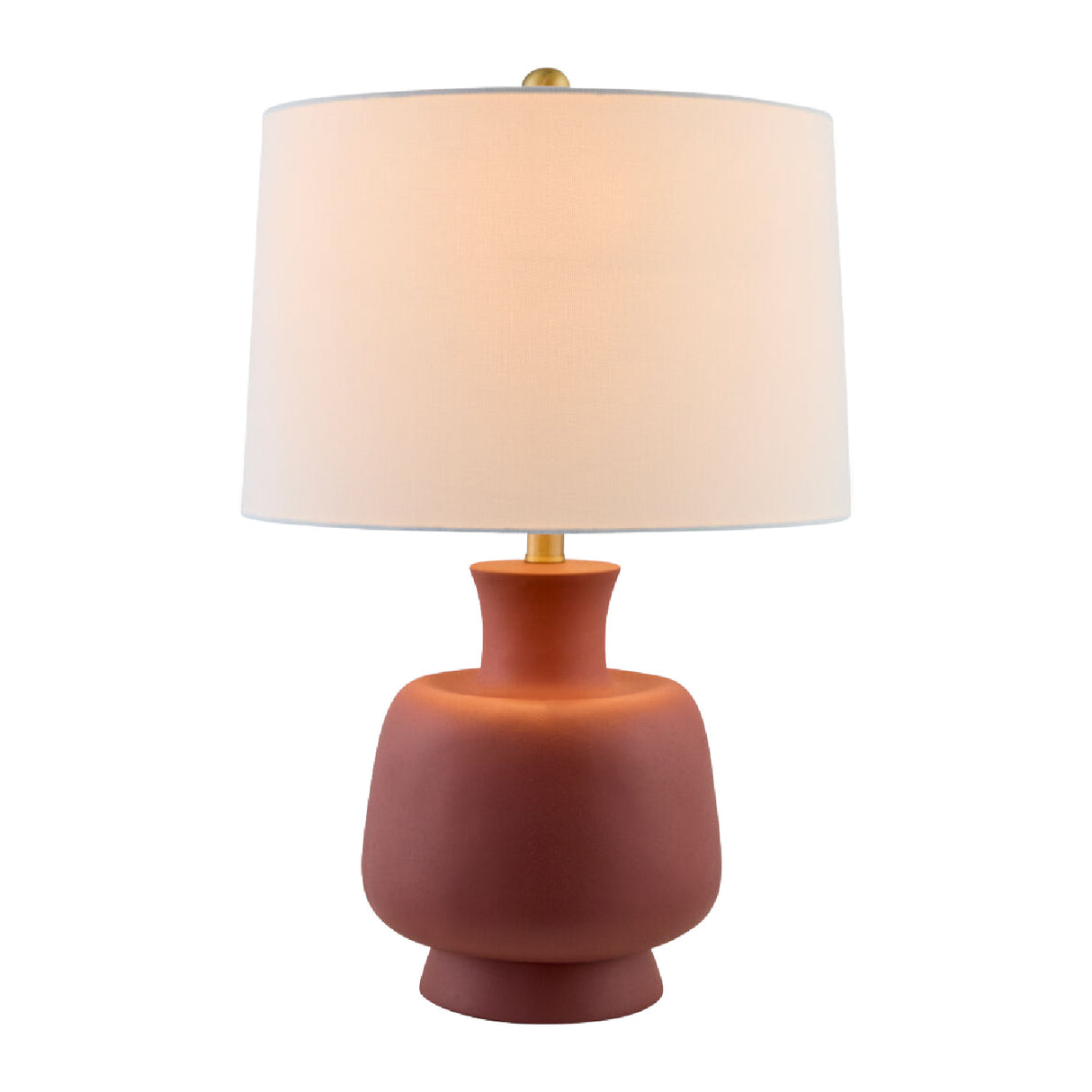   Modern European furniture - Painted Base Linen Table Lamp - www.oroa.com | Oroa.com