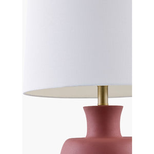   Modern European furniture - Painted Base Linen Table Lamp - www.oroa.com | Oroa.com