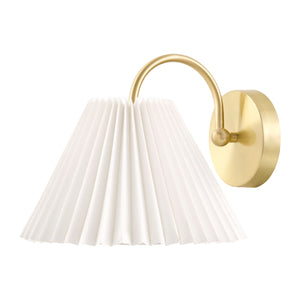   Modern European furniture - Pleated White Linen Wall Lamp - www.oroa.com | Oroa.com