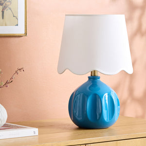   Modern European furniture - Wavy Linen Accent Table Lamp - www.oroa.com | Oroa.com