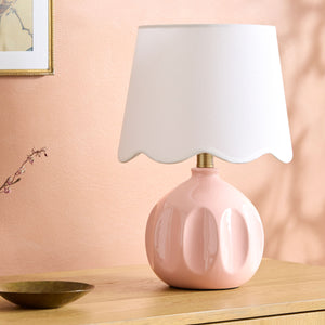   Modern European furniture - Wavy Linen Accent Table Lamp - www.oroa.com | Oroa.com