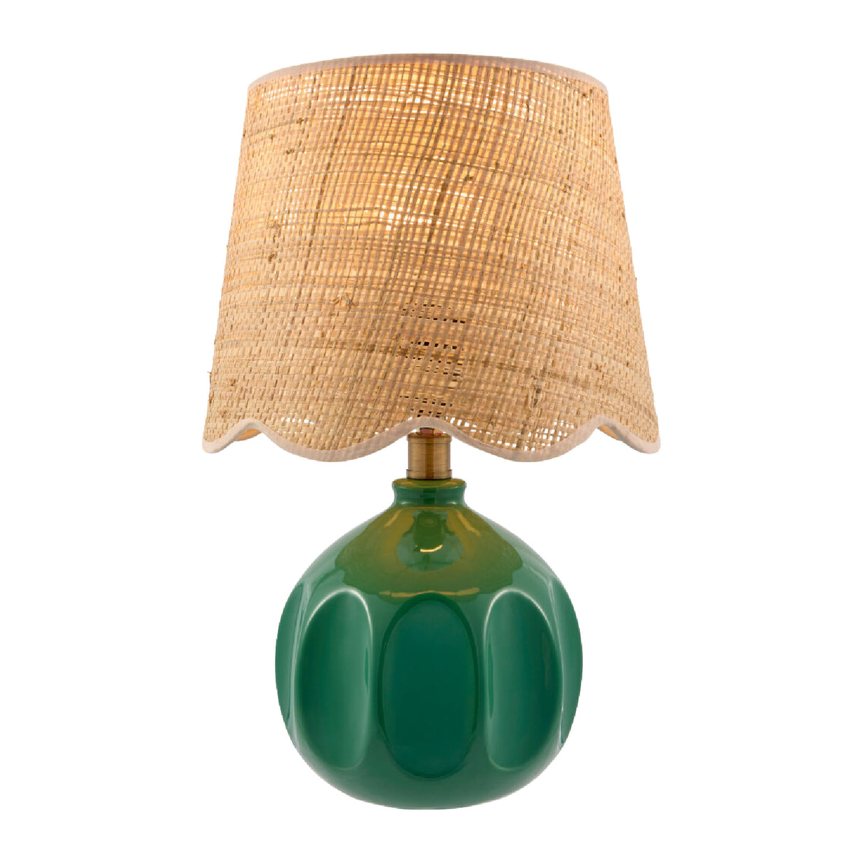  Modern European furniture - Wavy Rattan Accent Table Lamp - www.oroa.com | Oroa.com