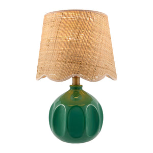   Modern European furniture - Wavy Rattan Accent Table Lamp - www.oroa.com | Oroa.com
