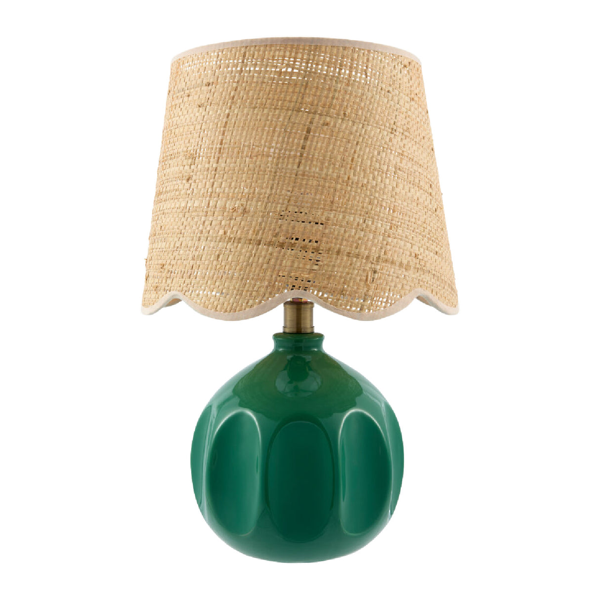   Modern European furniture - Wavy Rattan Accent Table Lamp - www.oroa.com | Oroa.com