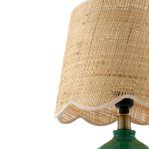   Modern European furniture - Wavy Rattan Accent Table Lamp - www.oroa.com | Oroa.com