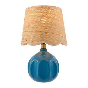   Modern European furniture - Wavy Rattan Accent Table Lamp - www.oroa.com | Oroa.com
