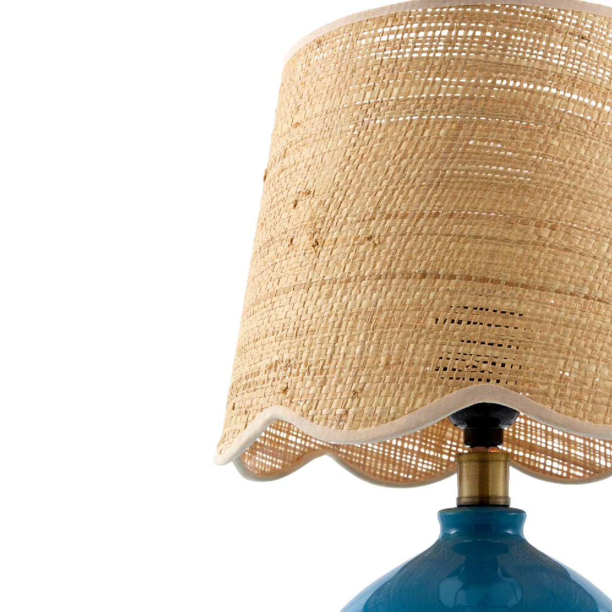   Modern European furniture - Wavy Rattan Accent Table Lamp - www.oroa.com | Oroa.com