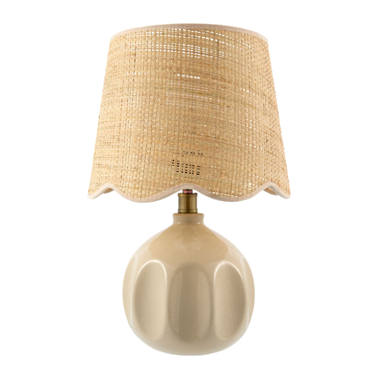   Modern European furniture - Wavy Rattan Accent Table Lamp - www.oroa.com | Oroa.com
