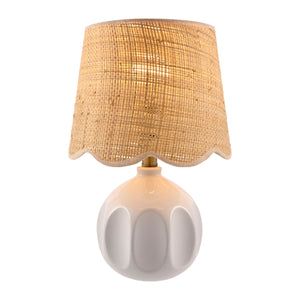   Modern European furniture - Wavy Rattan Accent Table Lamp - www.oroa.com | Oroa.com