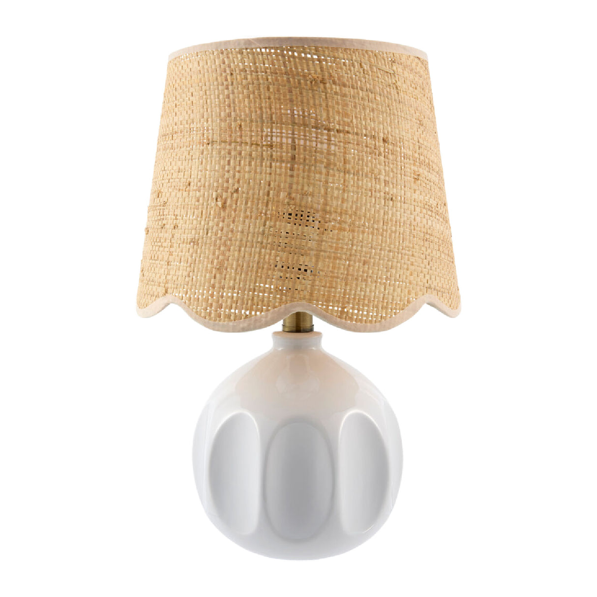   Modern European furniture - Wavy Rattan Accent Table Lamp - www.oroa.com | Oroa.com