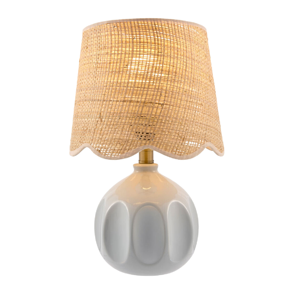   Modern European furniture - Wavy Rattan Accent Table Lamp - www.oroa.com | Oroa.com