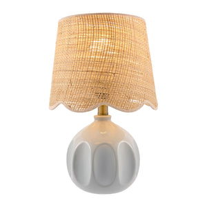   Modern European furniture - Wavy Rattan Accent Table Lamp - www.oroa.com | Oroa.com