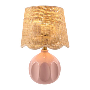   Modern European furniture - Wavy Rattan Accent Table Lamp - www.oroa.com | Oroa.com