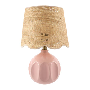   Modern European furniture - Wavy Rattan Accent Table Lamp - www.oroa.com | Oroa.com